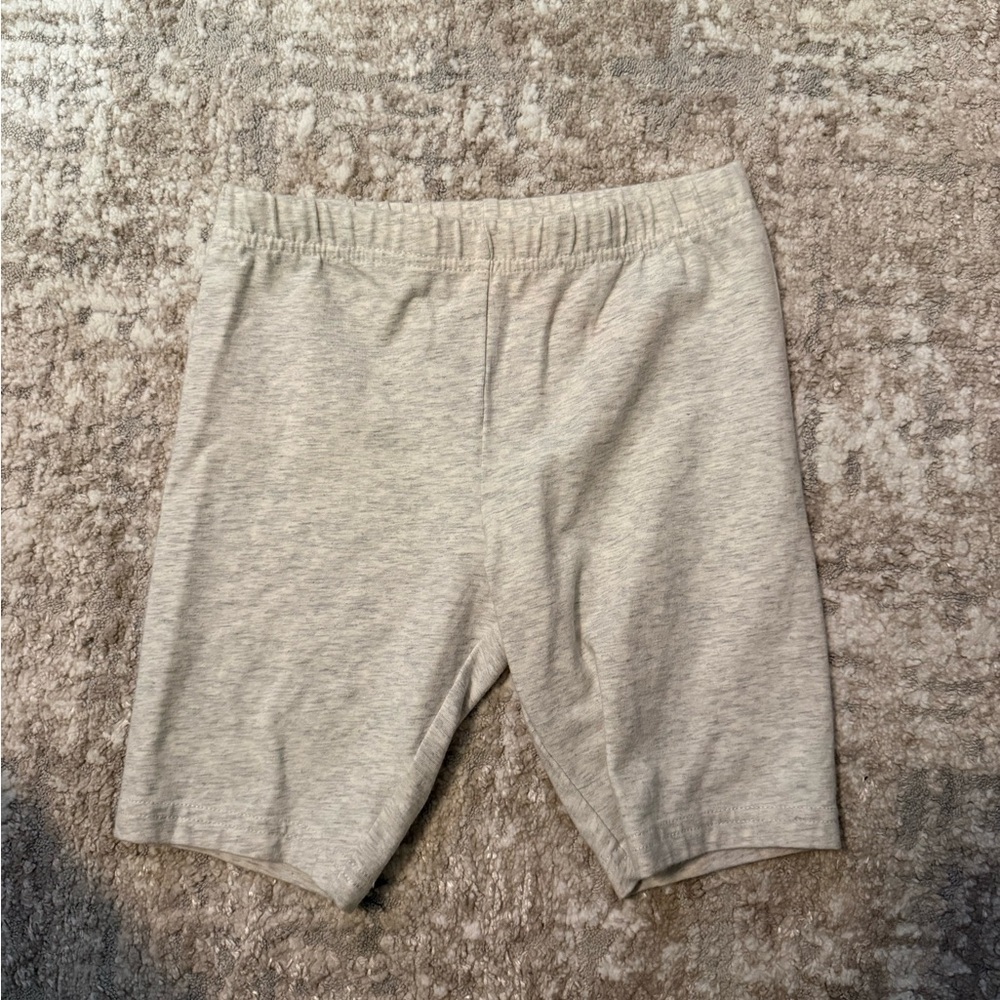 Carter's Kids Light Heather Gray Biker Shorts size 8
